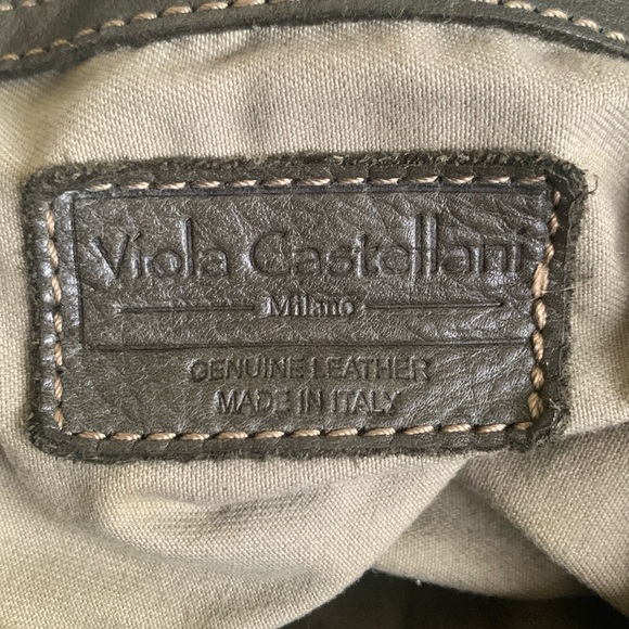 Viola Castellani Handbags - Beautiful Soft Italian leather crossbody bag! 11 1/2 x 9 x 3